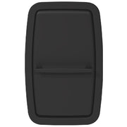 Koala Kare KB311-SSRE-MBLK Vertical Recess Mount Matte Black Stainless Steel Baby Changing Station