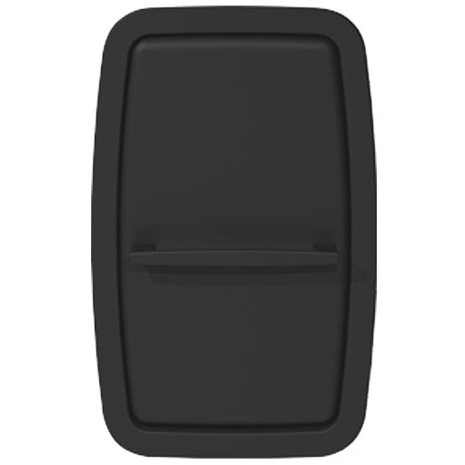 Koala Kare KB311-SSWM-MBLK Vertical Surface-Mounted Matte Black Stainless Steel Baby Changing Station