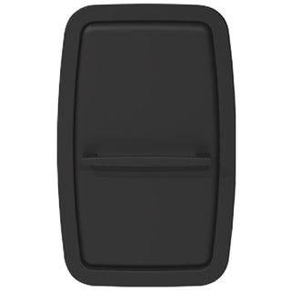 Koala Kare KB311-SSWM-MBLK Vertical Surface-Mounted Matte Black Stainless Steel Baby Changing Station