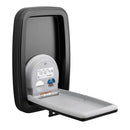 Koala Kare KB311-SSWM-MBLK Vertical Surface-Mounted Matte Black Stainless Steel Baby Changing Station