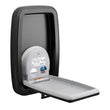 Koala Kare KB311-SSWM-MBLK Vertical Surface-Mounted Matte Black Stainless Steel Baby Changing Station