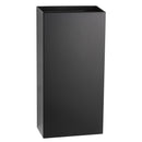 Bobrick Fino B-9279.MBLK 6 Gallon Surface-Mounted Stainless Steel Waste Receptacle with Matte Black Finish