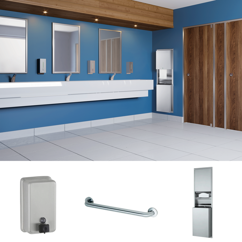 Bobrick Commercial Restroom (Quick Ship Kit)