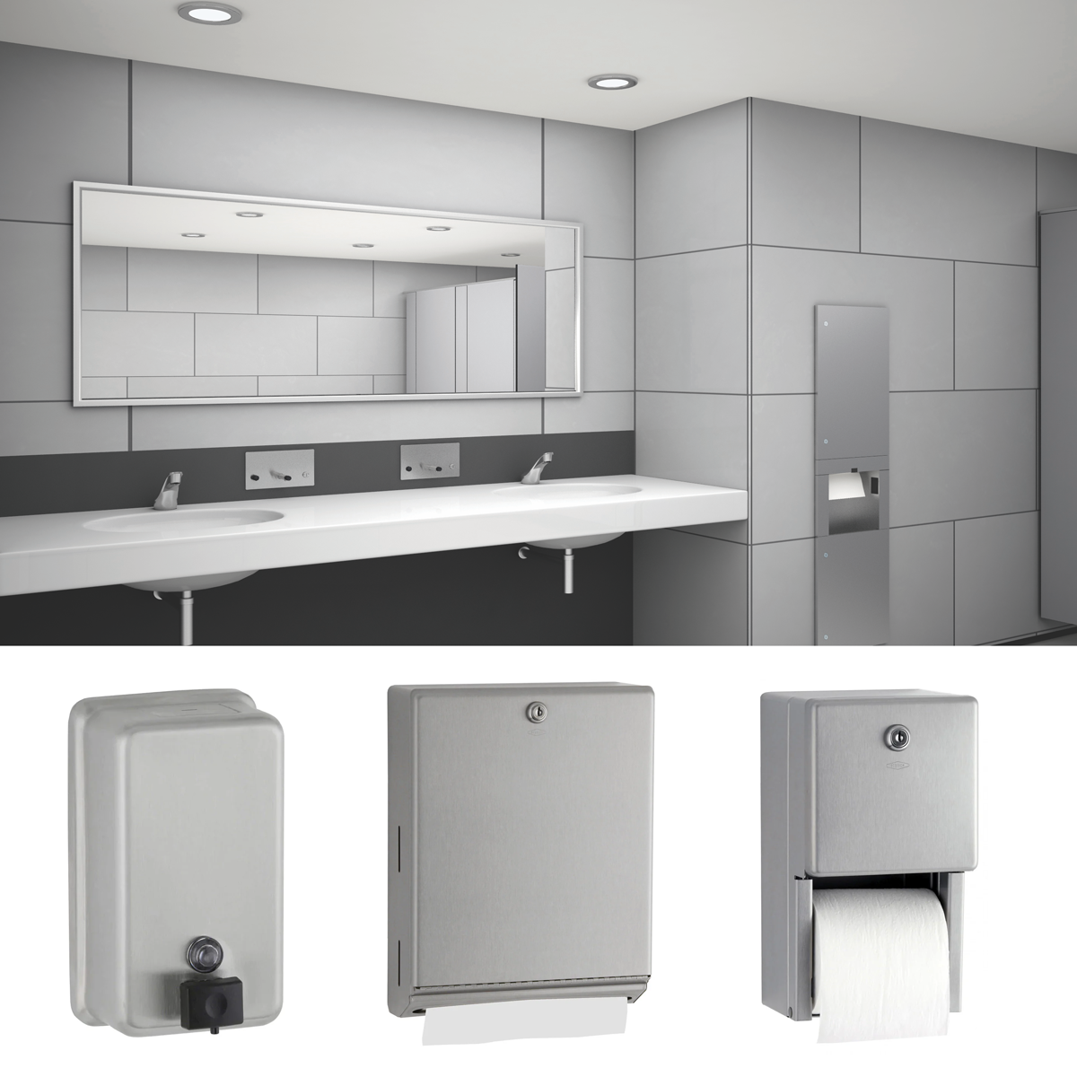 Commercial Bathroom Dispensers (Quick Kit)