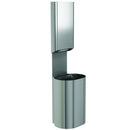 Bradley Elvari Series Towel/Waste Combination Unit - Surface Mounted, 18 GAL - 2B5-113600