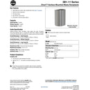 Bradley Elvari Series Waste Receptacles - Surface Mounted, Medium Capacity, 14 GAL - 3B1-110000
