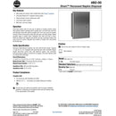 Bradley Elvari Series Napkin Disposal - Stainless, Recessed Mounted - 4B2-000000