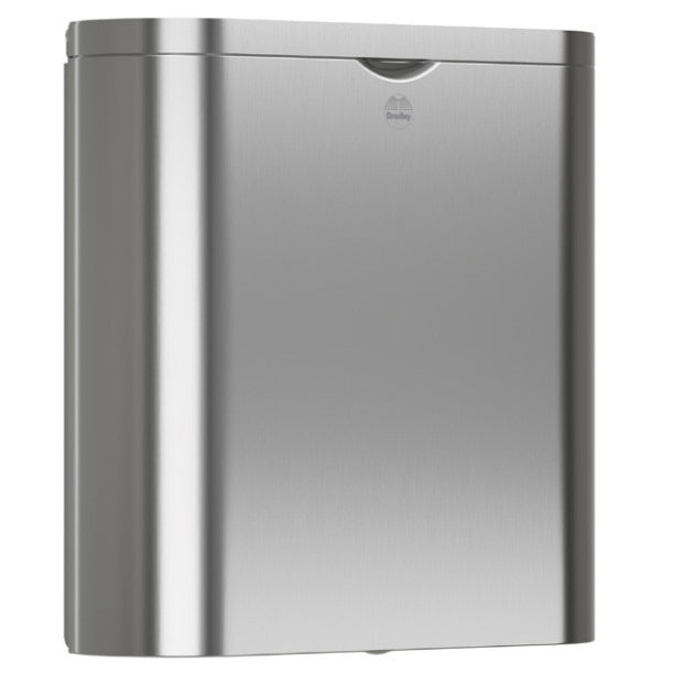 Bradley Elvari Series Napkin Disposal - Stainless, Surface Mounted - 4B2-110000 (Classic Satin Stainless)