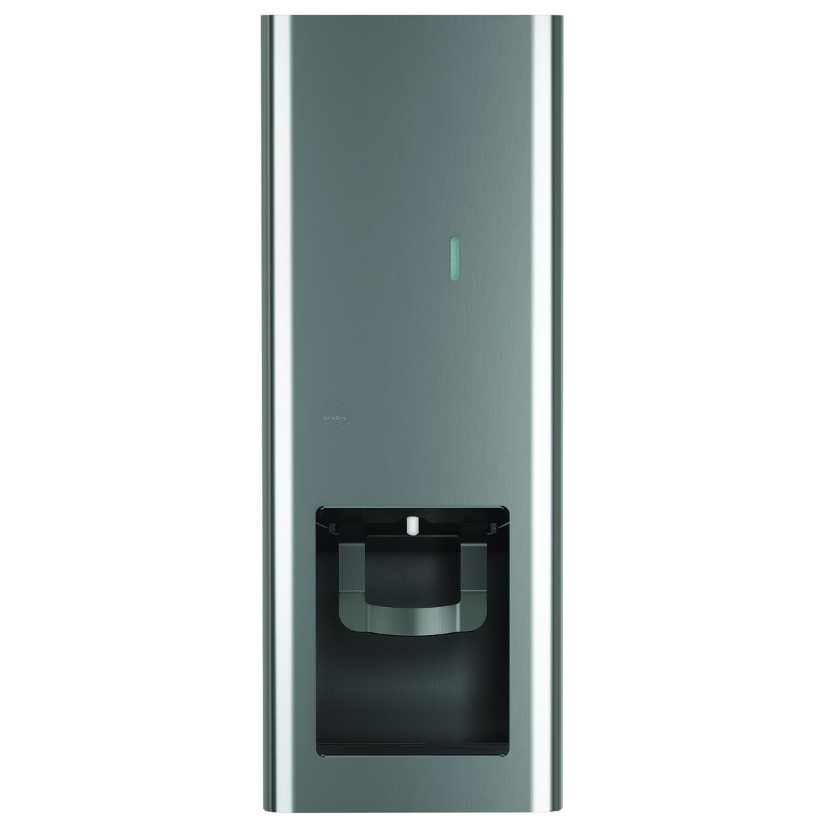 Bradley Elvari Series Liquid Soap/Gel Sanitizer Dispenser - 40oz, Recessed - 6B1-000000  (Classic Satin Stainless)