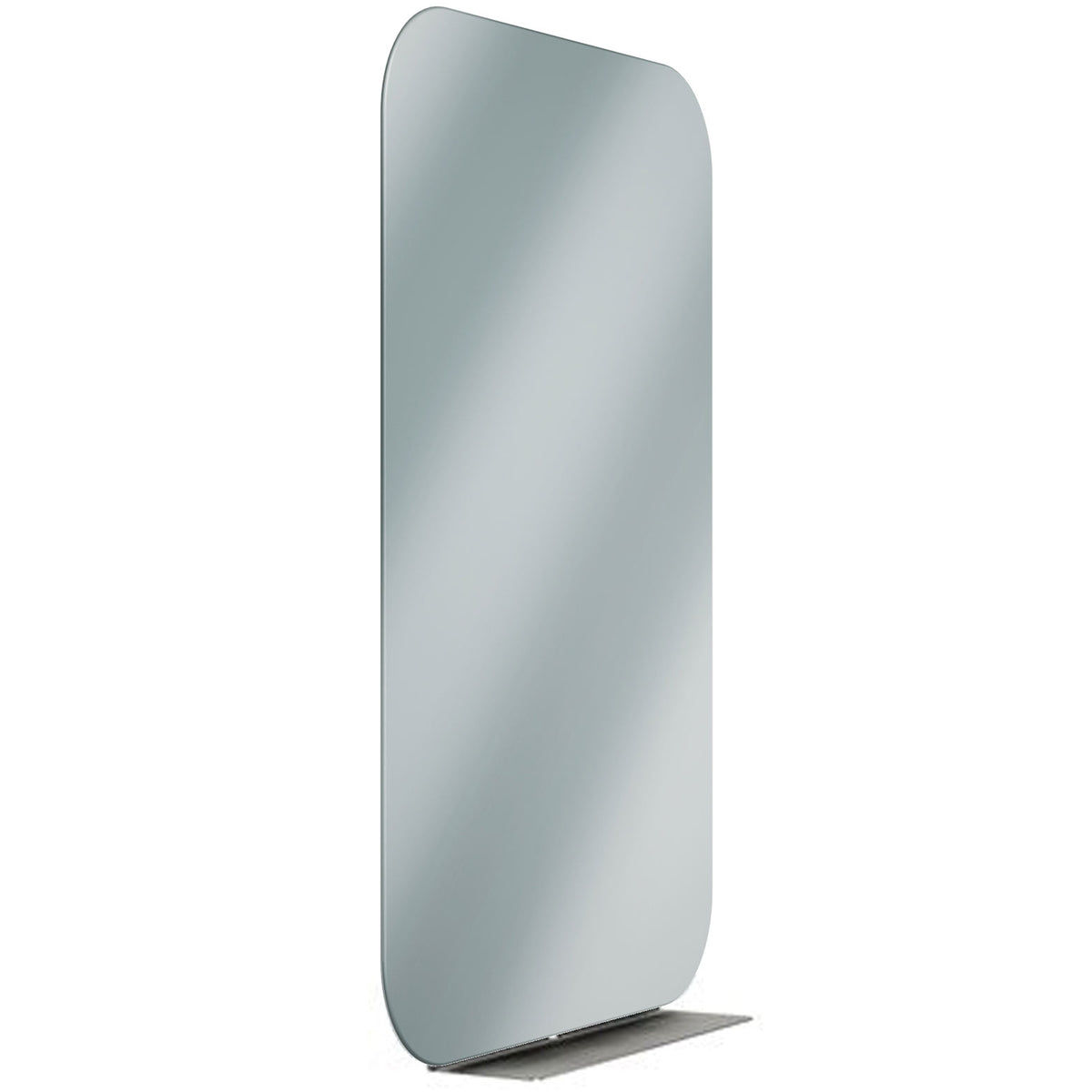 Bradley Elvari (36 x 60) Frameless Mirror w/Shelf - 7B1-3036600, 36"W X 60"H (Classic Satin Stainless)