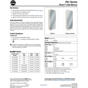 Bradley Elvari Series Frameless LED Mirror 24