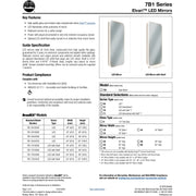 Bradley Elvari (18 x 36) Frameless LED Mirror w/Shelf - 7B1-7018360, 18