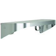 Bradley Elvari Series Shelf, Stainless Satin, 20 Gauge w/ Hooks, 5 X - 7B2-0051896