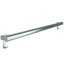 Bradley Elvari 42" Grab Bar Oval, Stainless Satin w/ Hooks, 8B1-0014296 (Classic Satin Stainless)