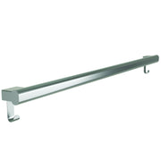 Bradley Elvari Series Grab Bar Oval, Stainless Satin w/ Hooks, 42