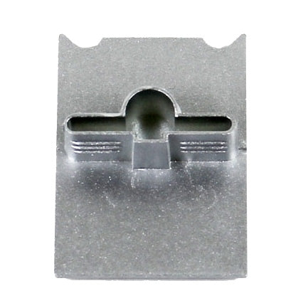 Hadrian 627220 - Hadrian Headrail for Solid Plastic End Cap Bathroom Stall Hardware - Headrail