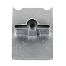 Hadrian 627220 - Hadrian Headrail for Solid Plastic End Cap Bathroom Stall Hardware - Headrail
