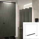 Hadrian Toilet Partition (Phenolic) 1 In-Corner (36" W x 60" D) - IC1-HADRIAN-PHEN