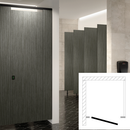 Hadrian Toilet Partition (Phenolic) 1 In-Corner - ADA (60" W x 60" D) - IC1-ADA-HADRIAN-PHEN