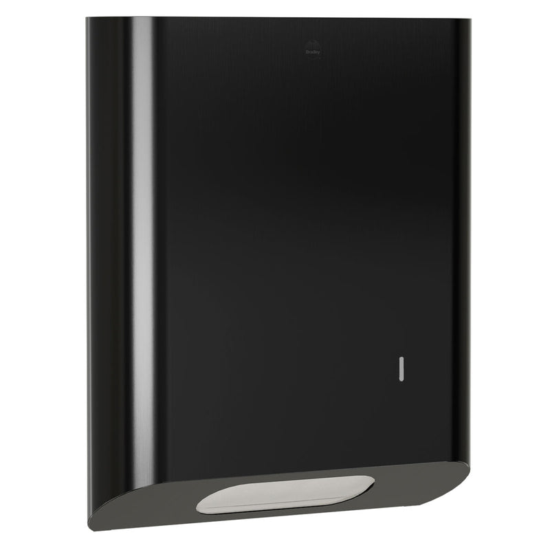 Bradley Elvari Series Towel Dispenser - Surface Mounted, Medium Capacity - 2B1-110000-BB, Brushed Black