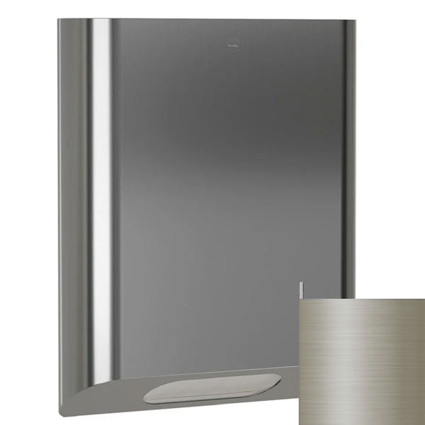 Bradley Elvari Series Towel Dispenser - Surface Mounted, Medium Capacity - 2B1-110000-BN, Brushed Nickel