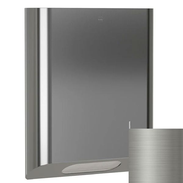 Bradley Elvari Series Towel Dispenser - Surface Mounted, Medium Capacity - 2B1-110000-BS, Brushed Stainless