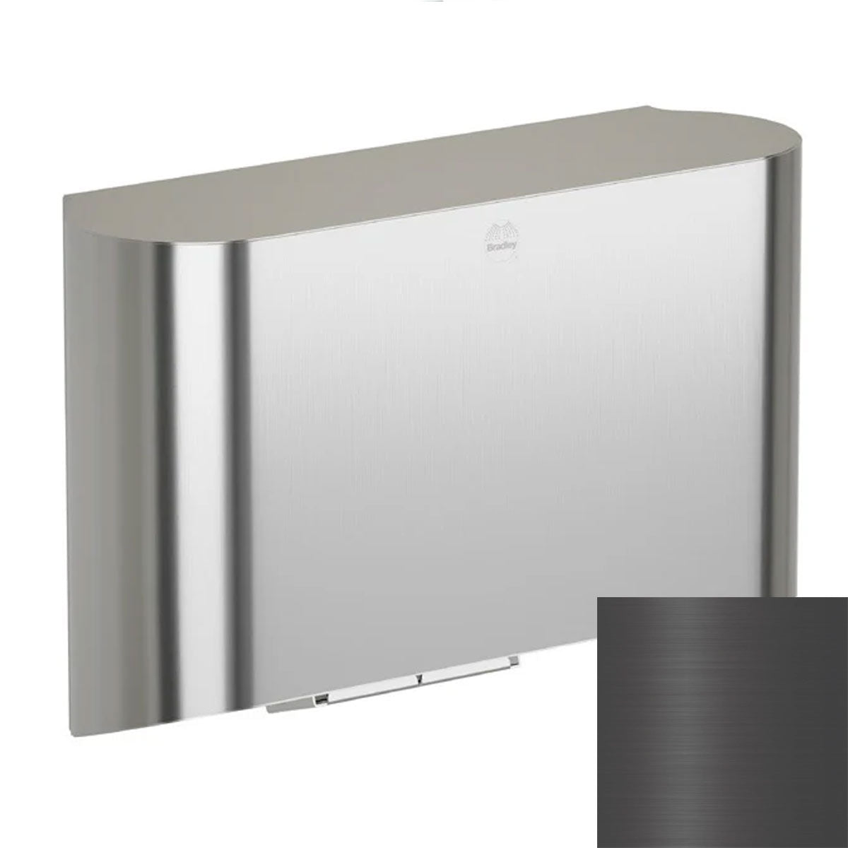 Bradley Elvari Series Hand Dryer - ADA High Speed Surface Mounted, 110V - 2B4-2110000-BB, Brushed Black