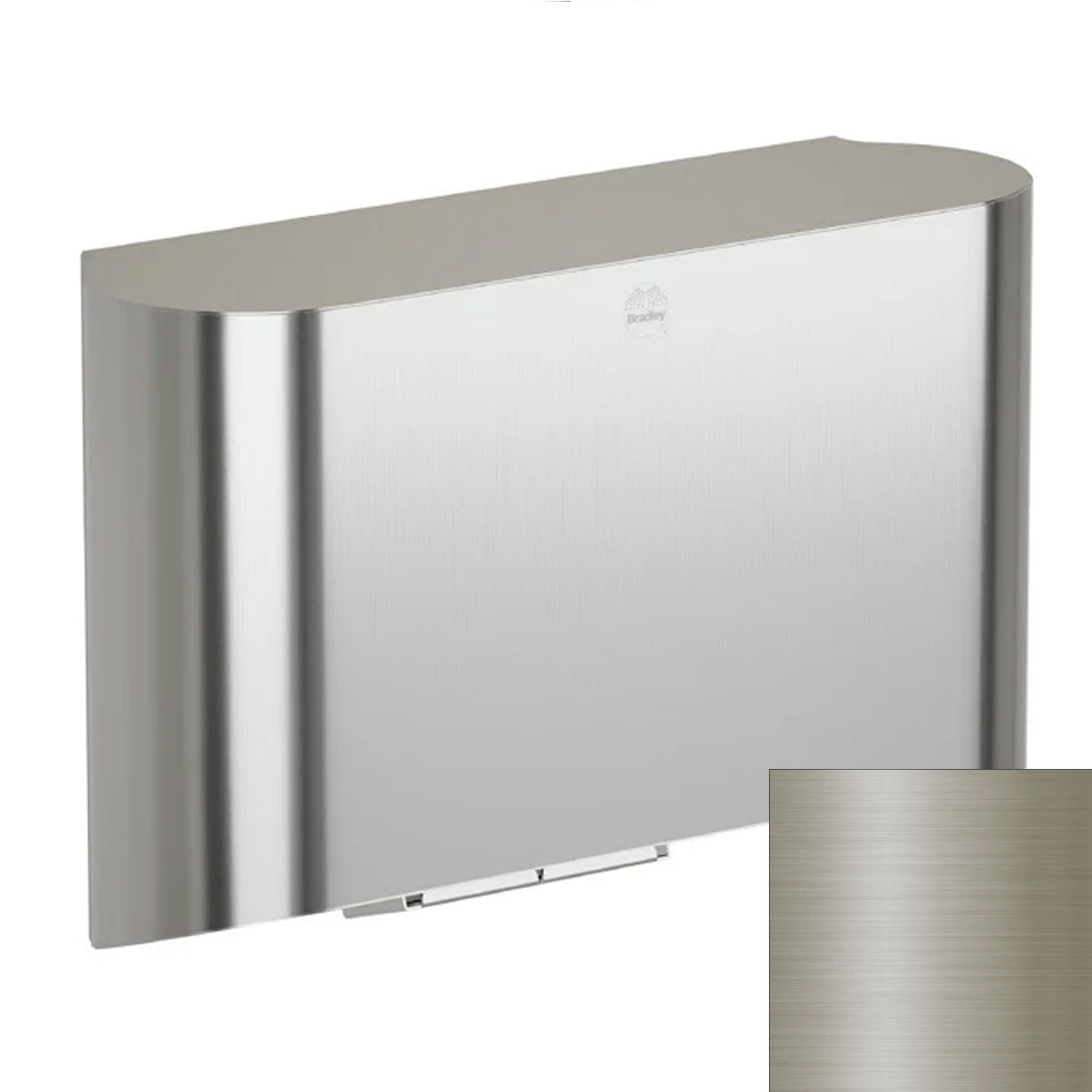 Bradley Elvari Series Hand Dryer - ADA High Speed Surface Mounted, 110V - 2B4-2110000-BN, Brushed Nickel