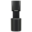 Bradley Elvari Series Towel/Waste Combination Unit - Surface Mounted, 14 GAL - 2B5-110000-BB, Brushed Black
