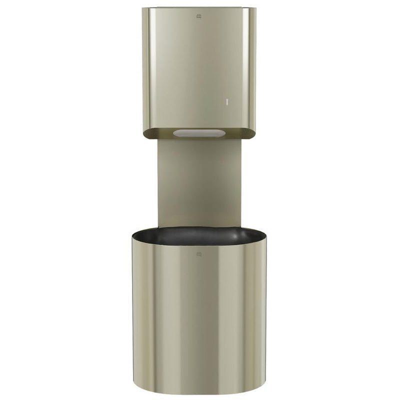 Bradley Elvari Series Towel/Waste Combination Unit - Surface Mounted, 14 GAL - 2B5-110000-BN, Brushed Nickel