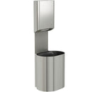 Bradley Elvari Series Towel/Waste Combination Unit - Surface Mounted, 14 GAL - 2B5-110000-BS, Brushed Stainless