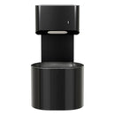 Bradley Elvari Series Towel/Waste Combination Unit - Surface Mounted, 10 GAL - 2B5-113400-BB, Brushed Black