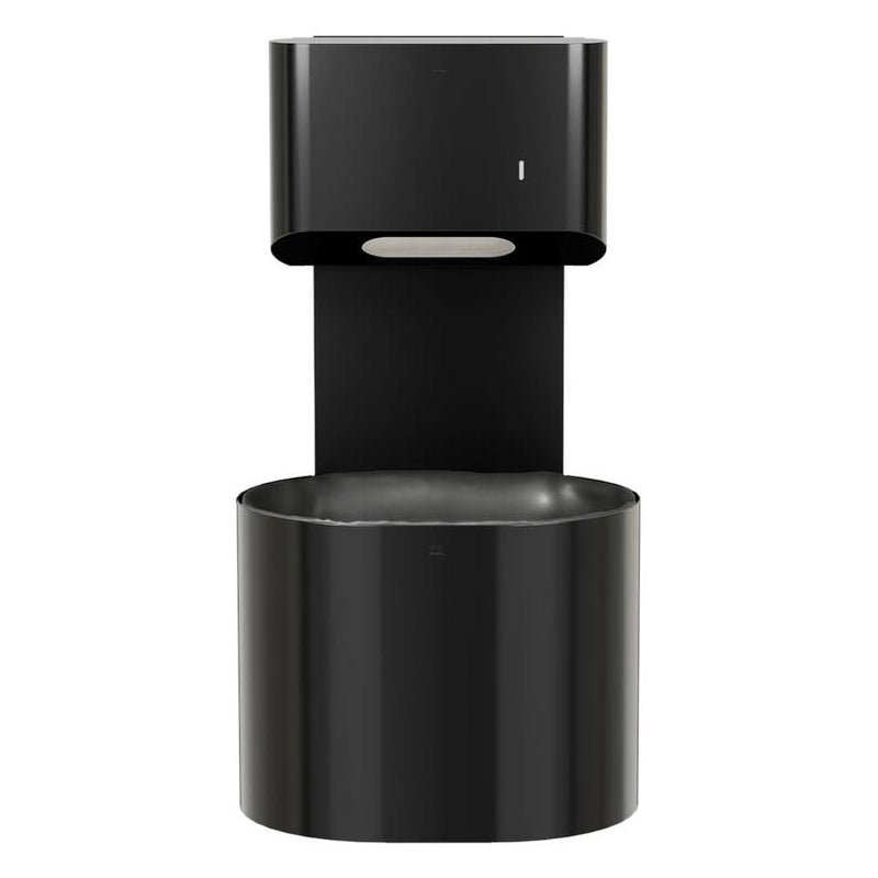 Bradley Elvari Series Towel/Waste Combination Unit - Surface Mounted, 10 GAL - 2B5-113400-BB, Brushed Black