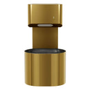 Bradley Elvari Series Towel/Waste Combination Unit - Surface Mounted, 10 GAL - 2B5-113400-BR, Brushed Brass