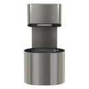 Bradley Elvari Series Towel/Waste Combination Unit - Surface Mounted, 10 GAL - 2B5-113400-BS, Brushed Stainless