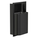 Bradley Elvari Series Waste Receptacles - Recessed, Small Capacity, 8 GAL - 3B1-003400-BB, Brushed Black