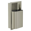 Bradley Elvari Series Waste Receptacles - Recessed, Small Capacity, 8 GAL - 3B1-003400-BN, Brushed Nickel