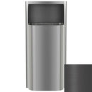 Bradley Elvari Series Waste Receptacles - Recessed, Large Capacity, 18 GAL - 3B1-003600-BB, Brushed Black