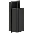 Bradley Elvari Series Waste Receptacles - Recessed, Large Capacity, 18 GAL - 3B1-003600-BB, Brushed Black