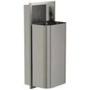 Bradley Elvari Series Waste Receptacles - Recessed, Large Capacity, 18 GAL - 3B1-003600-BS, Brushed Stainless