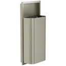 Bradley Elvari Series Waste Receptacles - Semi-Recessed, Medium Capacity, 12 GAL - 3B1-100000-BN, Brushed Nickel