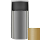 Bradley Elvari Series Waste Receptacles - Semi-Recessed, Medium Capacity, 12 GAL - 3B1-100000-BR, Brushed Brass