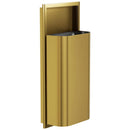 Bradley Elvari Series Waste Receptacles - Semi-Recessed, Medium Capacity, 12 GAL - 3B1-100000-BR, Brushed Brass