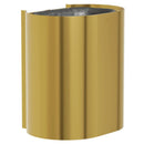 Bradley Elvari Series Waste Receptacles - Surface Mounted, Medium Capacity, 14 GAL - 3B1-110000-BR, Brushed Brass