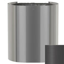 Bradley Elvari Series Waste Receptacles - Surface Mounted, Small Capacity, 10 GAL - 3B1-113400-BB, Brushed Black