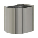 Bradley Elvari Series Waste Receptacles - Surface Mounted, Small Capacity, 10 GAL - 3B1-113400-BS, Brushed Stainless