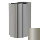 Bradley Elvari Series Waste Receptacles - Surface Mounted, Large Capacity, 18 GAL - 3B1-113600-BN, Brushed Nickel