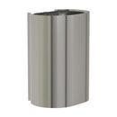 Bradley Elvari Series Waste Receptacles - Surface Mounted, Large Capacity, 18 GAL - 3B1-113600-BS, Brushed Stainless