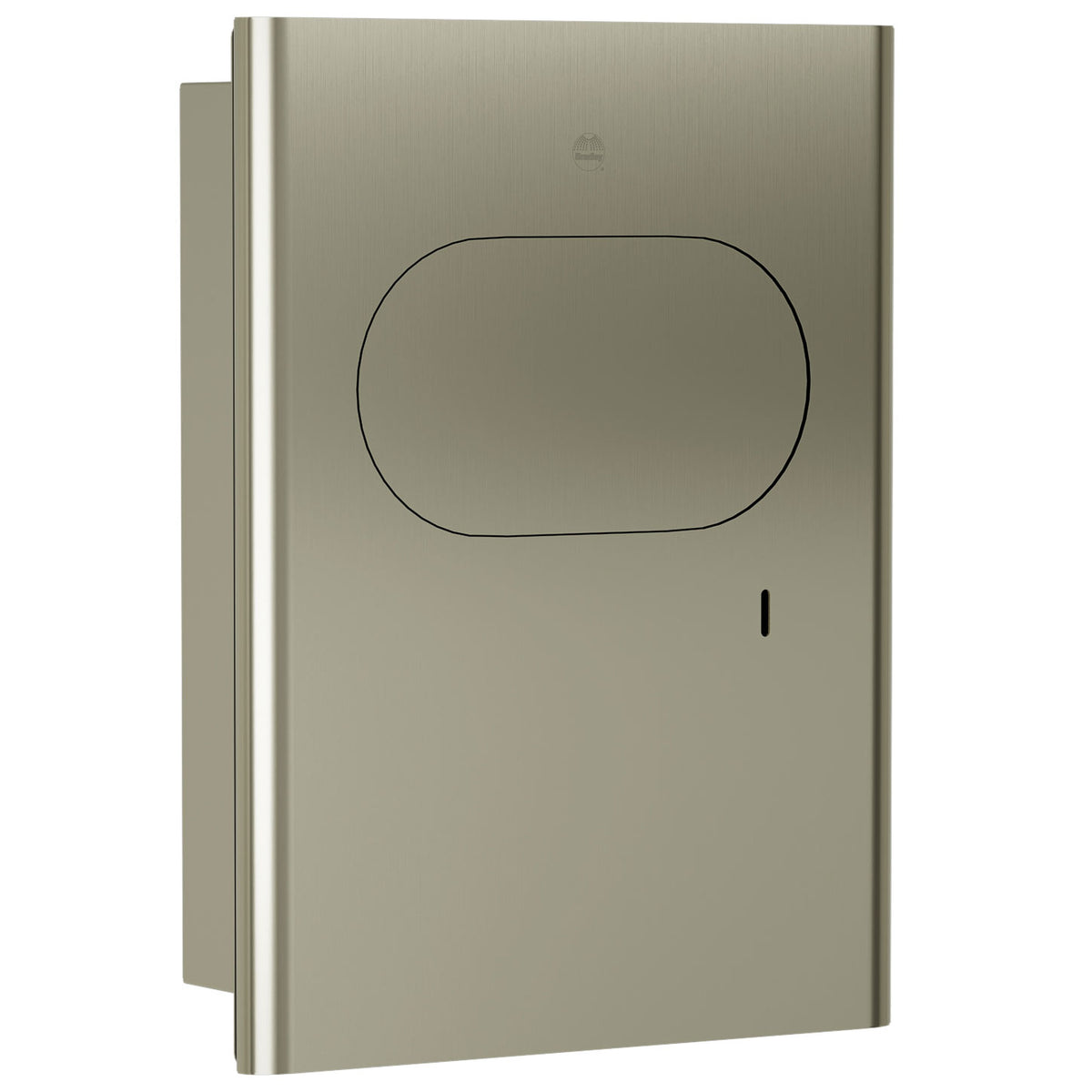 Bradley Elvari Series Napkin Disposal - Stainless, Recessed Mounted - 4B2-000000-BN, Brushed Nickel