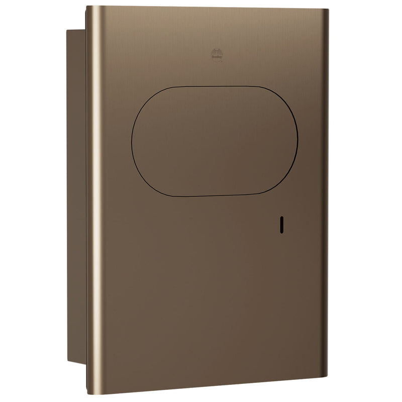 Bradley Elvari Series Napkin Disposal - Stainless, Recessed Mounted - 4B2-000000-BZ, Brushed Bronze